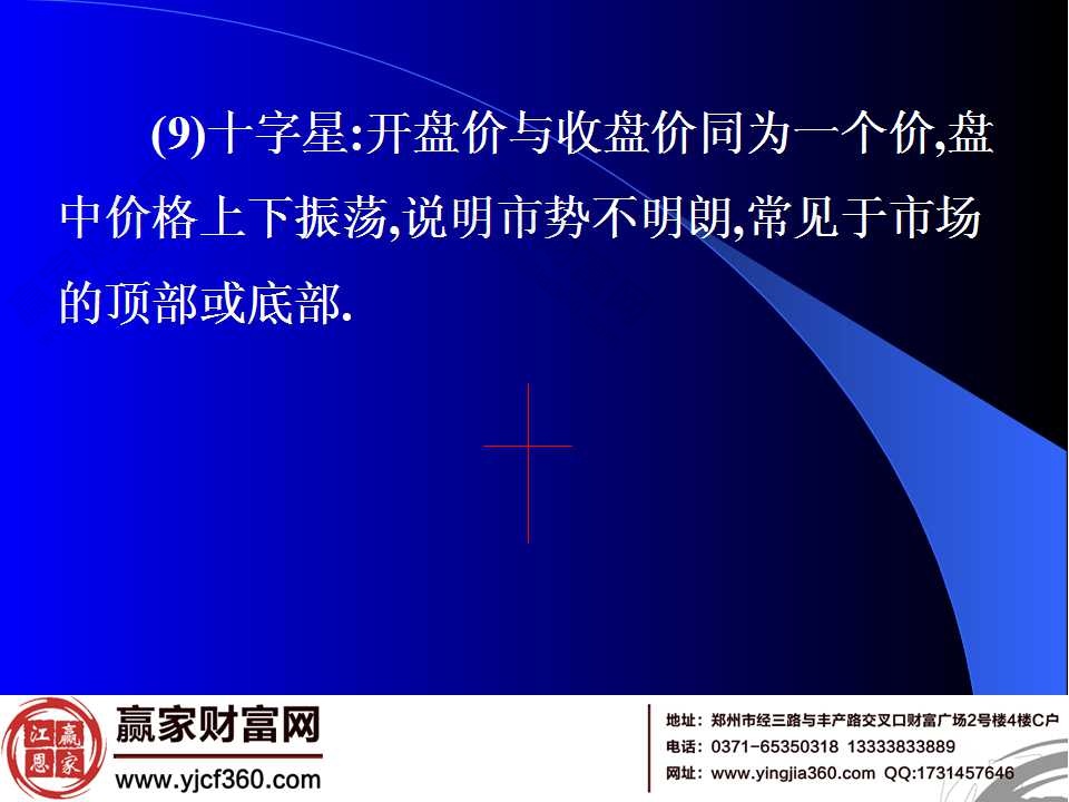 十字星K線(xiàn)形態(tài)